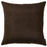 Set Of 2 Brown Brushed Twill Decorative Throw Pillow Covers